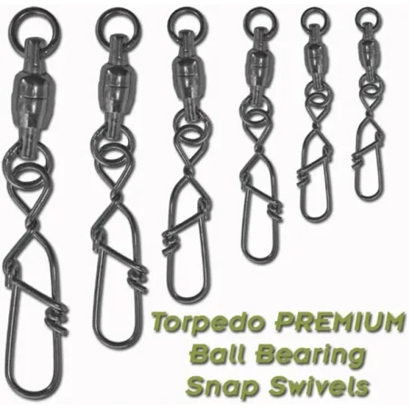 Torpedo Ball Bearing Snap Swivel