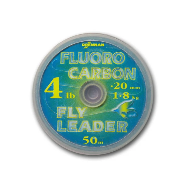Drennan Fluorocarbon Leader Line - 50m Spools