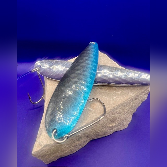 Crazy Canuck Trolling Spoons - Crazy Cosmic Blue