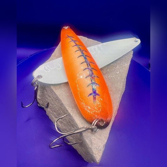 Crazy Canuck Trolling Spoons - Crazy Stitches Glow