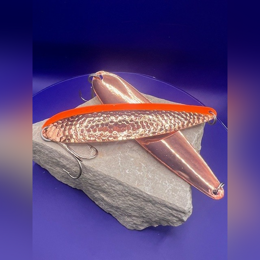 Crazy Canuck Trolling Spoons - Crazy Carrot - Copper