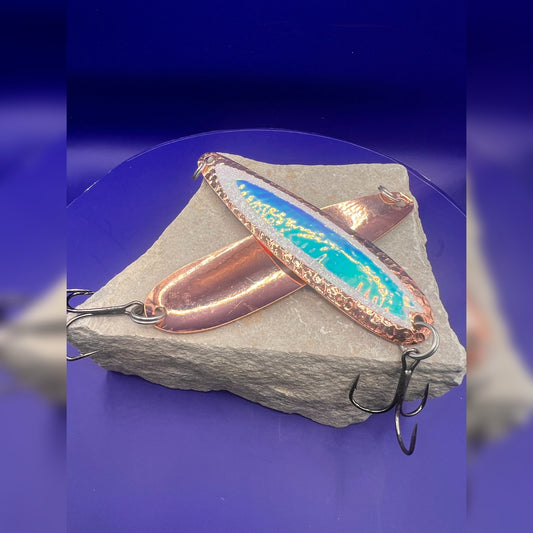 Crazy Canuck Trolling Spoons - Crazy Fool Glow - Copper