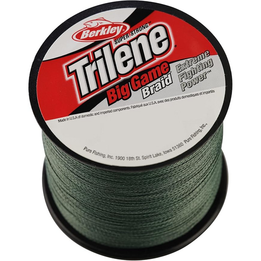 Berkley Trilene Big Game BRAID Quarter Spools - Lo-Vis Green