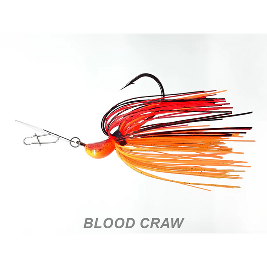 Weapons of Bass Destruction - Bladed Jig - BLOOD CRAW / Black Blade
