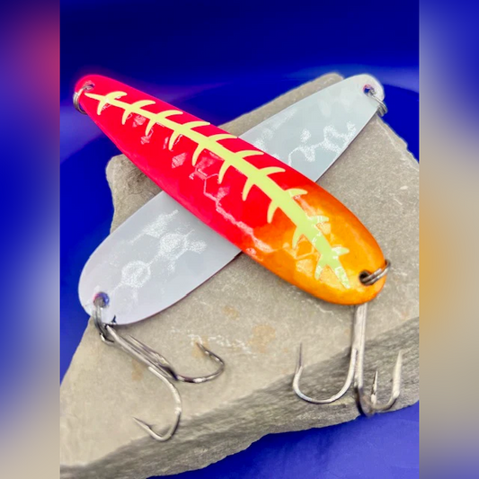 Crazy Canuck Trolling Spoons - Pink Lady Glow