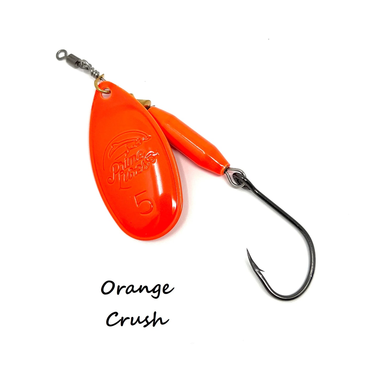 Leurres rotatifs Clean Up Crew de Prime Lures - Orange Crush