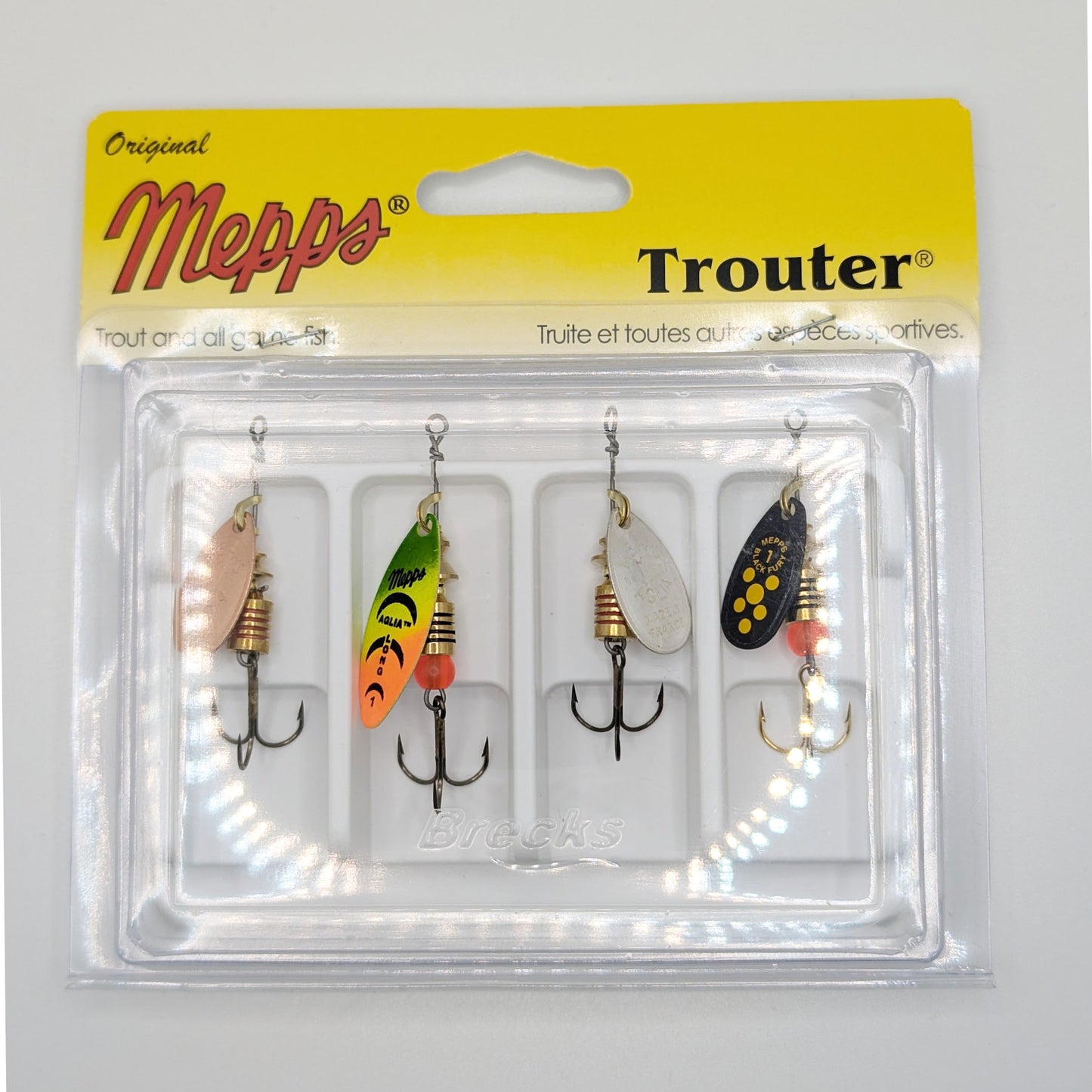 Lot de 4 kits de spinner assortis Mepps