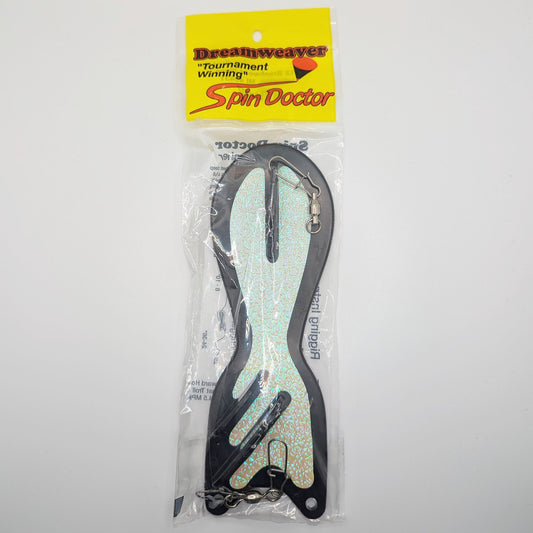 Dreamweaver Spin Doctor 8" Flasher - White-Crush Pearl Glow