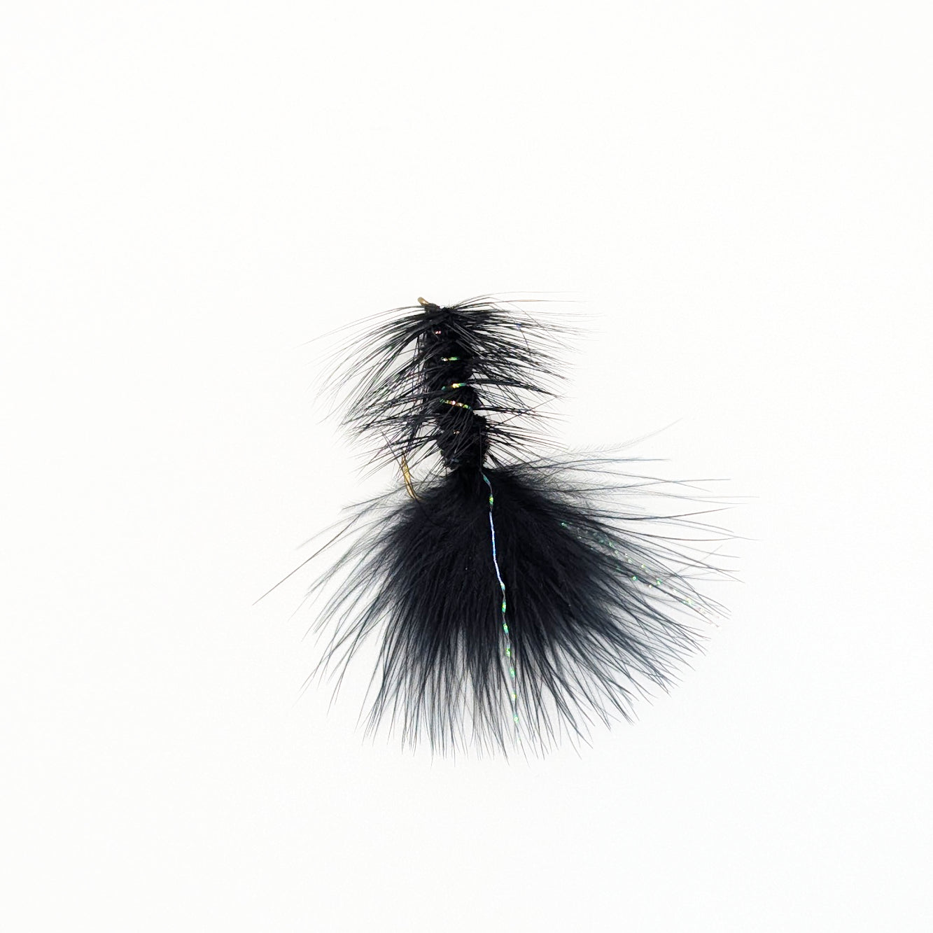 RAVEN WOOLLY BUGGER, TAILLE 8, NOIR