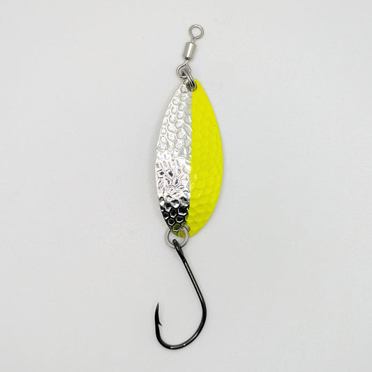 Prime Lures Glory Spoons - Chartreuse/Silver