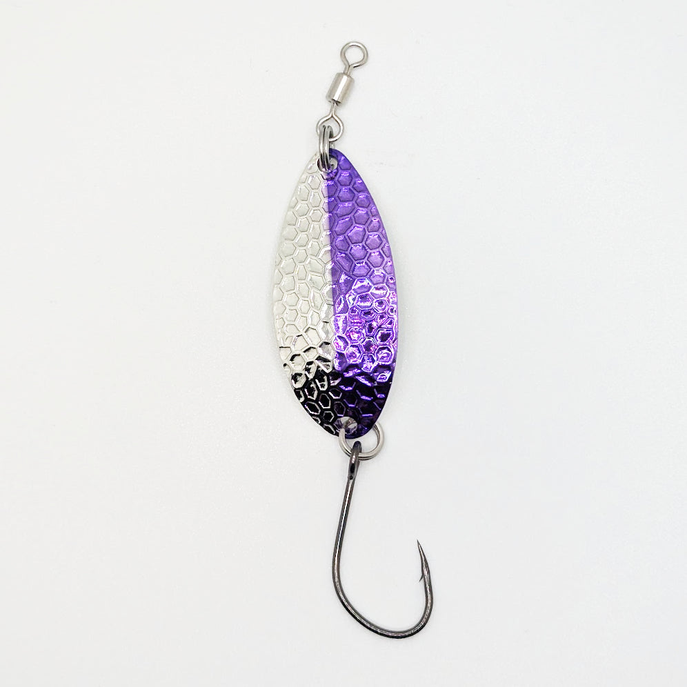 Prime Lures Glory Spoons - Purple/Silver