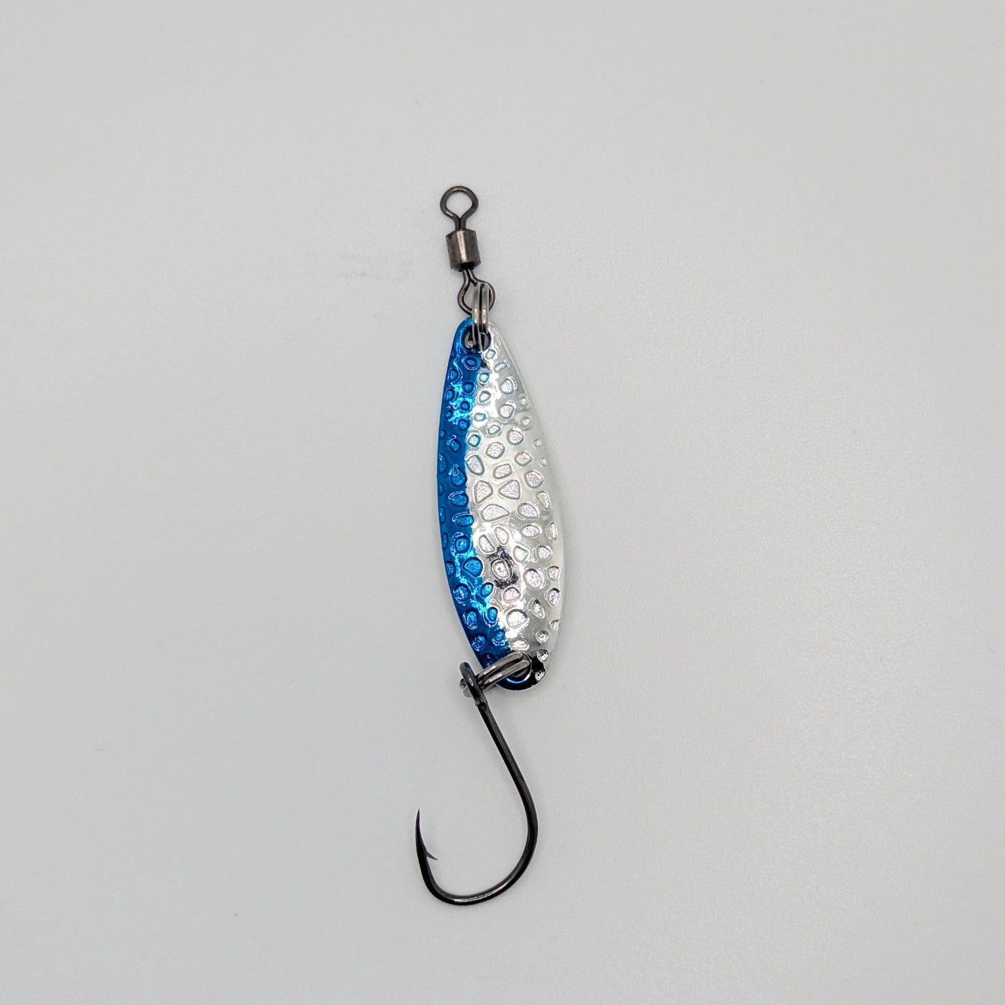 Prime Lures Wiggler Spoons - Silver/Blue