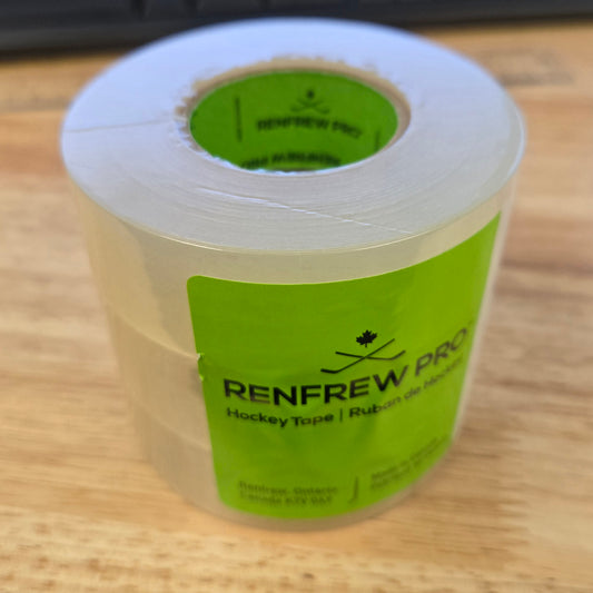 Renfrew Clear Shinpad Tape - 24mm x 25m 3pk