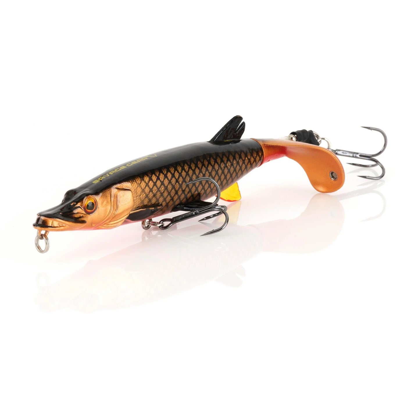 Savage Gear Pike Smash Tail - Black/Red