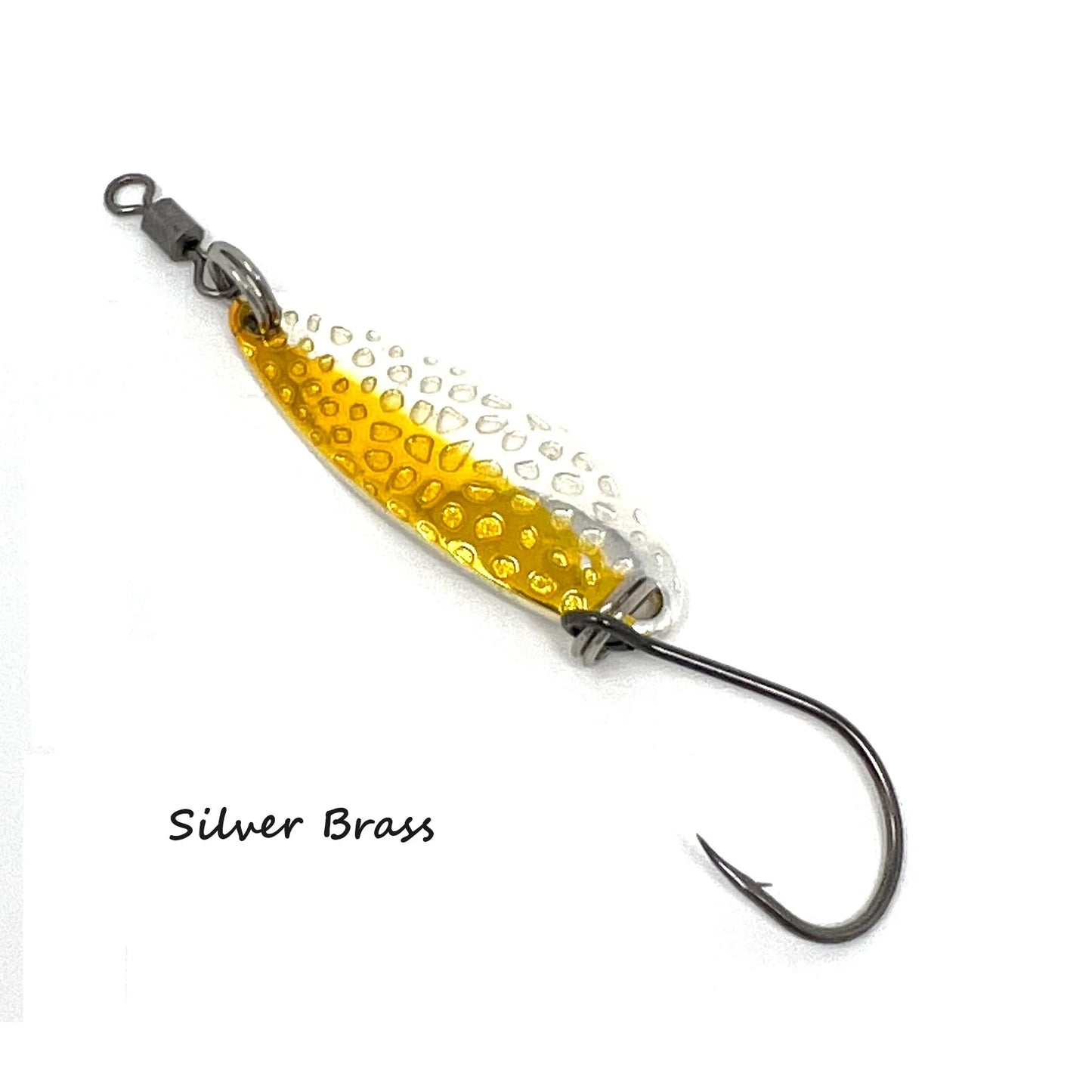 Prime Lures Wiggler Spoons - Silver/Brass