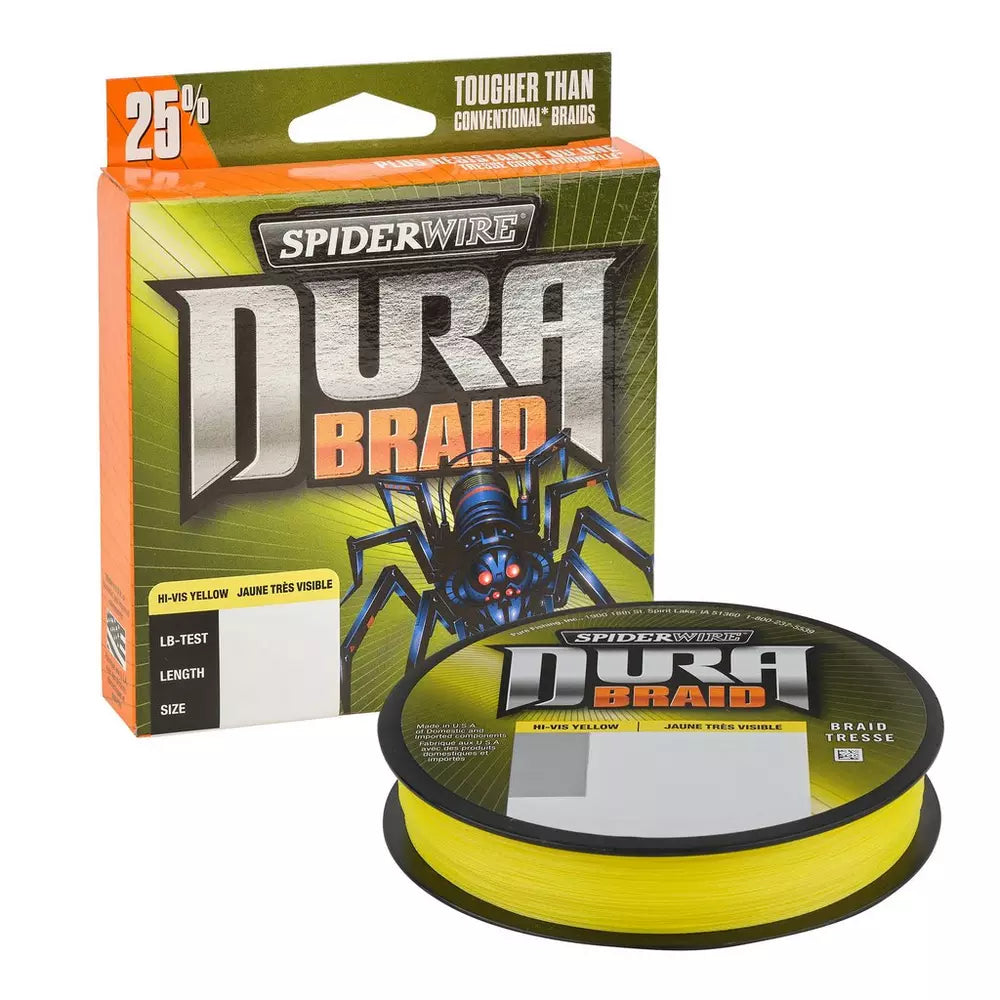 SpiderWire DuraBraid - Hi-Vis Yellow