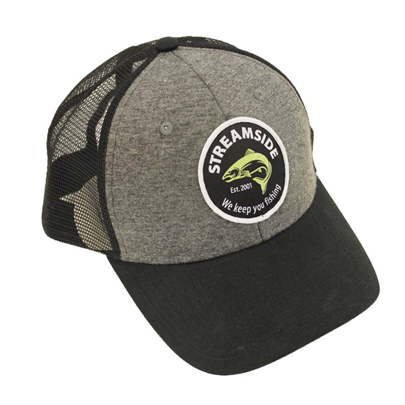 Streamside Snapback Trucker Hat - Grey