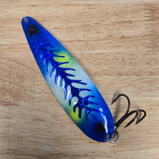 TNT Trolling Spoon - Blue Hookster
