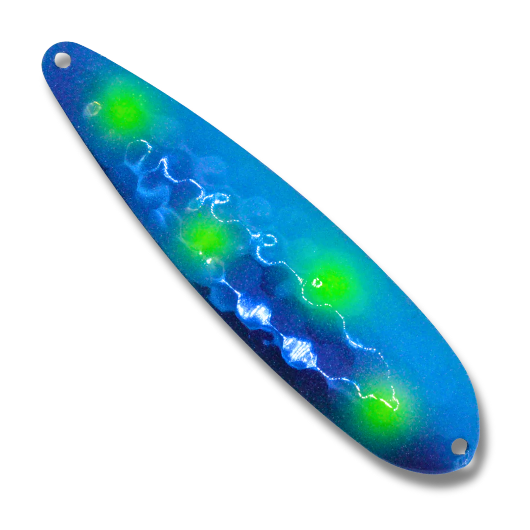 TNT Trolling Spoon - Blue Crack