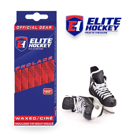 Elite Pro S700 Waxed Laces - Red