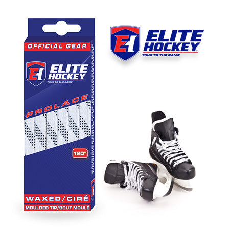 Elite Pro S700 Waxed Laces - White