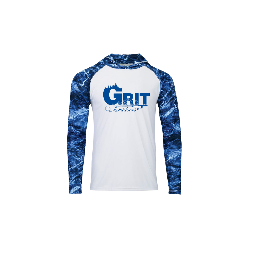 Grit Outdoors - UV Hooded Jersey - Marlin