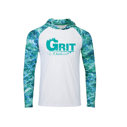 Grit Outdoors - UV Hooded Jersey - Seafoam