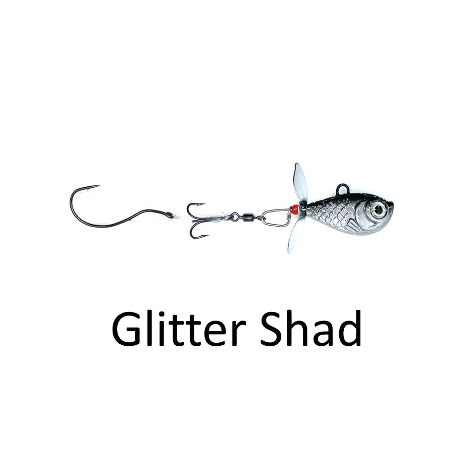 Walleye Nation Creations Death Jigs - Glitter Shad