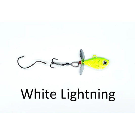 Walleye Nation Creations Death Jig - White Lightning