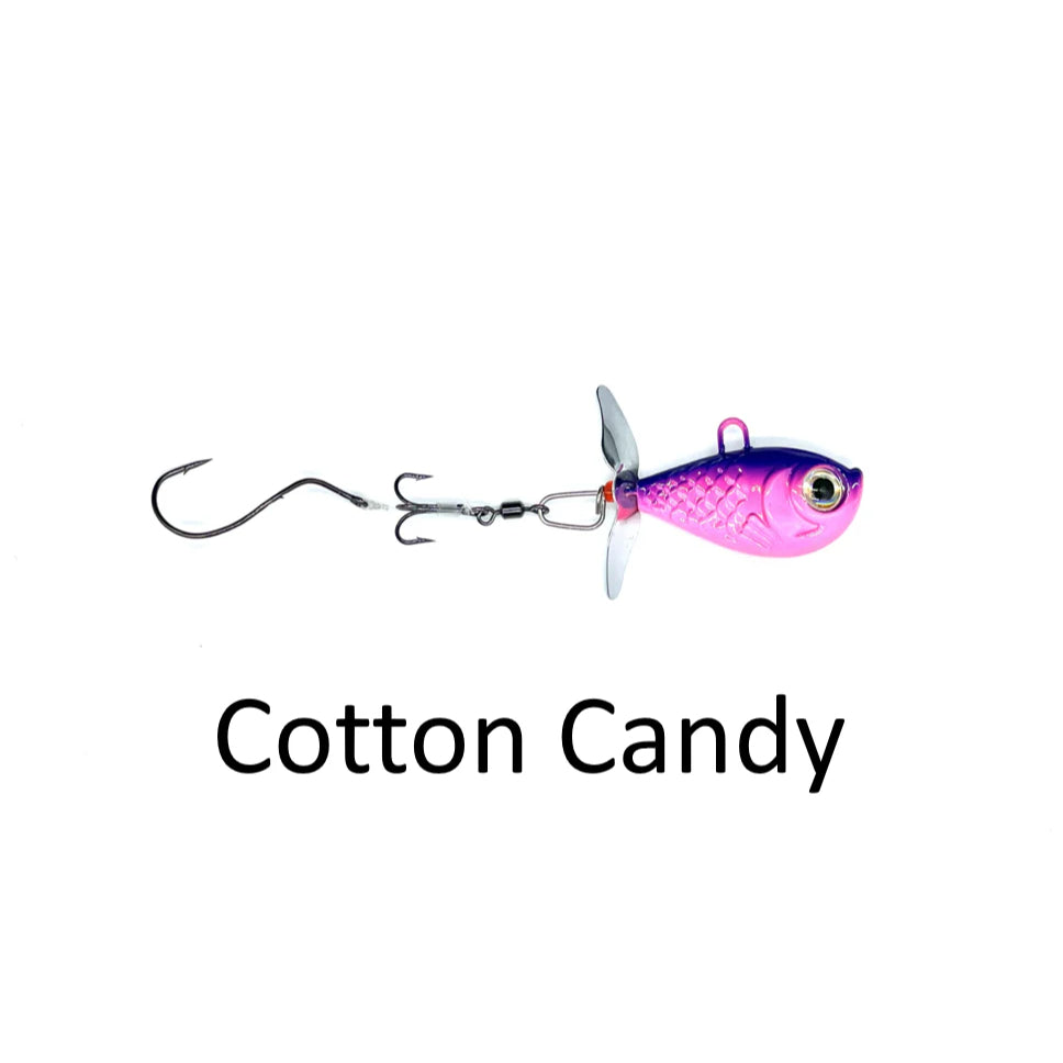 Walleye Nation Creations Death Jigs - Cotton Candy