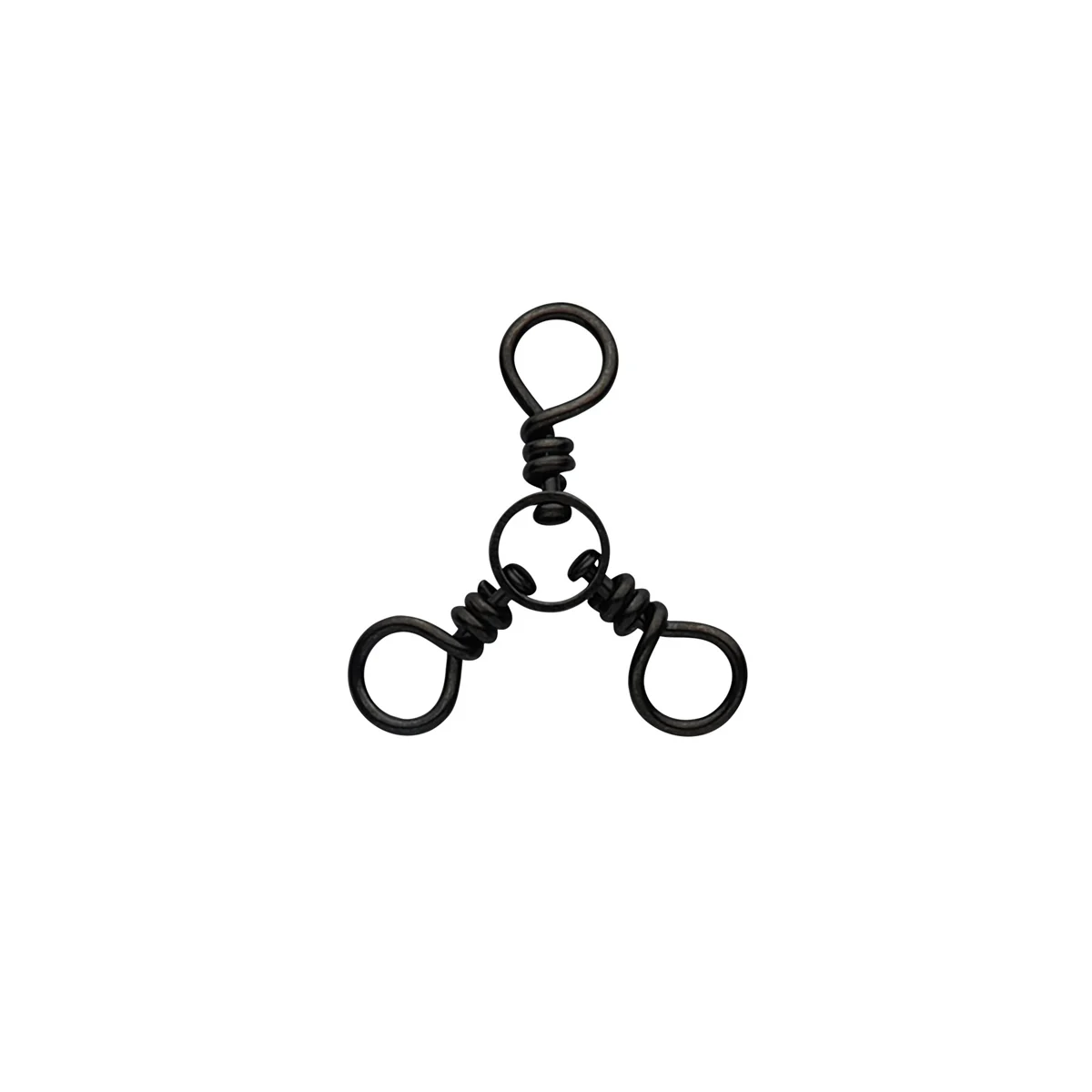 EAGLE CLAW BLACK 3 WAY SWIVEL - SIZE 1