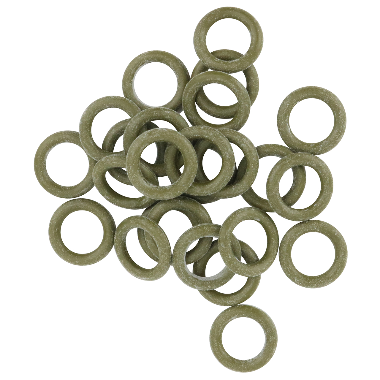 WACKY O-RINGS MEDIUM (25/PKG) - Green Pumpkin