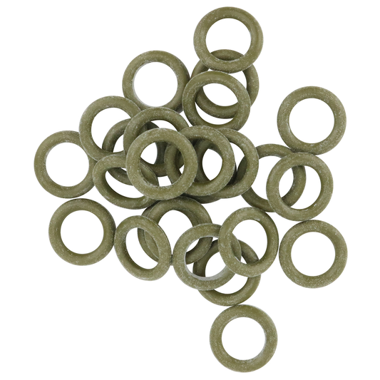 WACKY O-RINGS MEDIUM (25/PKG) - Green Pumpkin