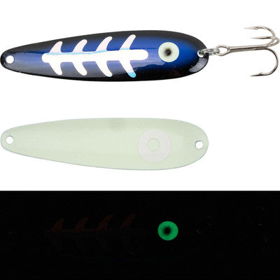 Moonshine Trolling Spoon - Cobalt Carbon