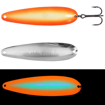 Moonshine Trolling Spoon - Agent Orange