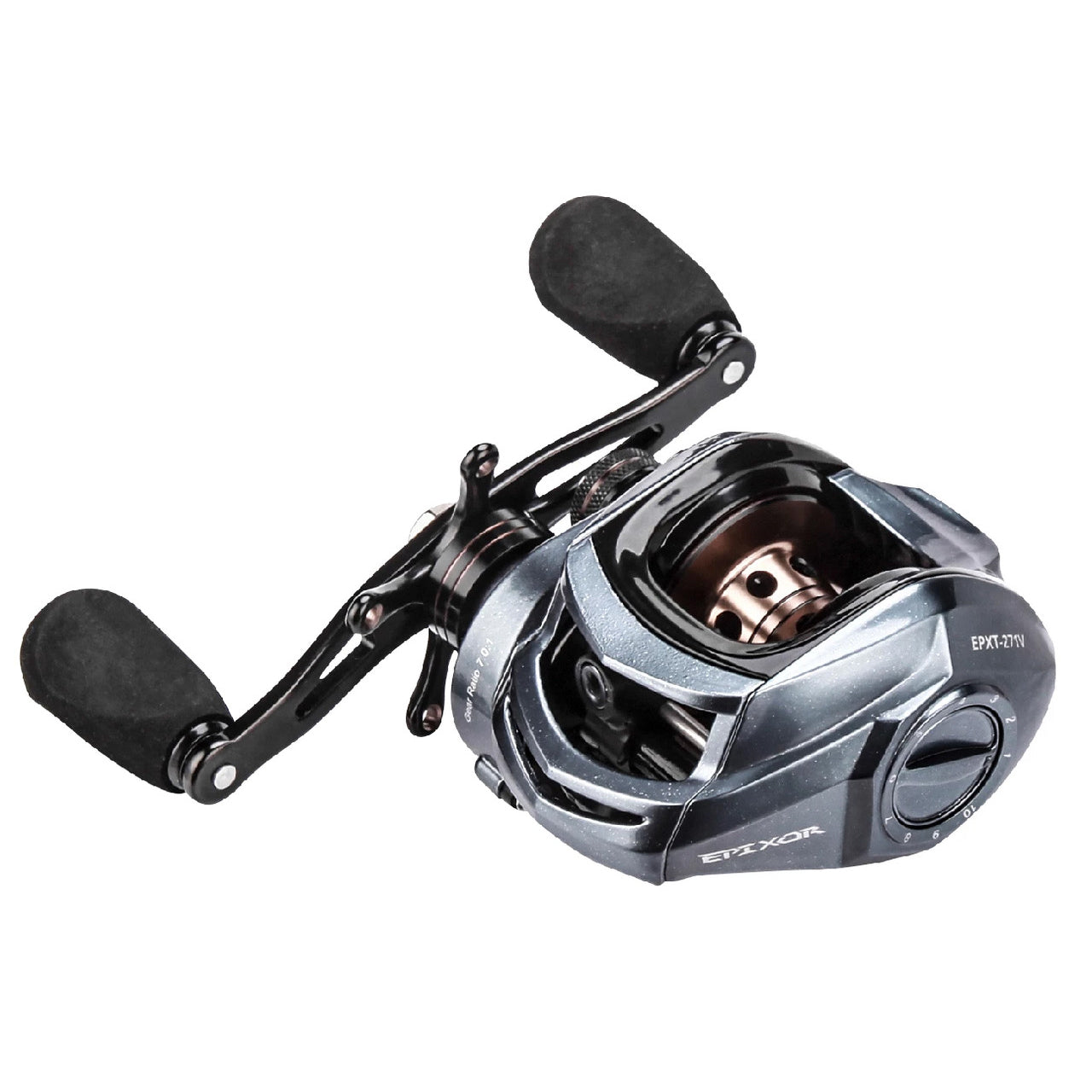 Okuma Epixor Low Profile Bait Caster - Right Handed