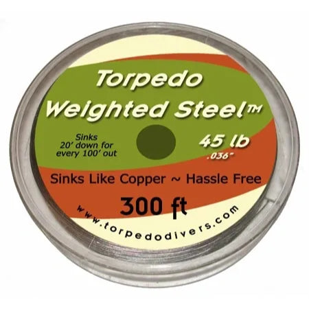 Torpedo Weighted Steel 45lb - 400'