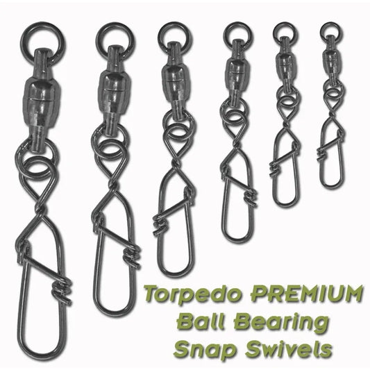 Torpedo Ball Bearing Snap Swivel