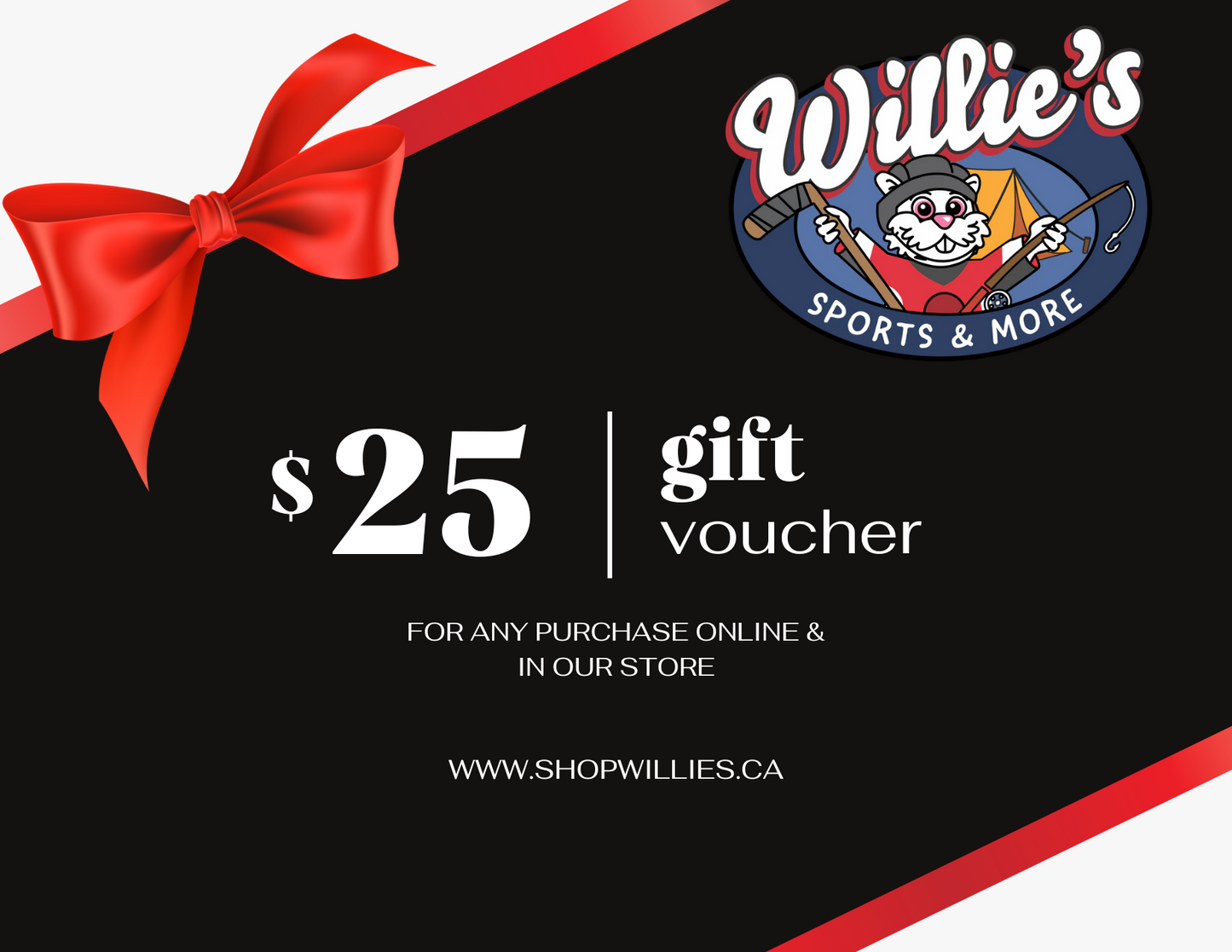 Willie's Sports and More Gift Card