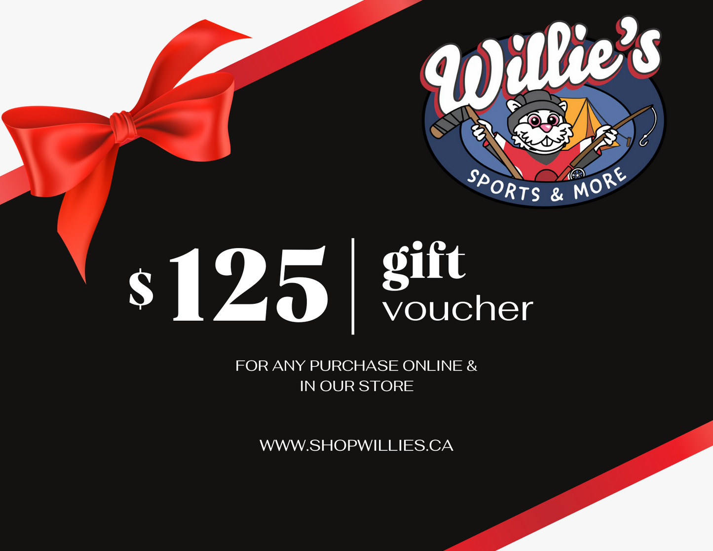 Willie's Sports and More Gift Card