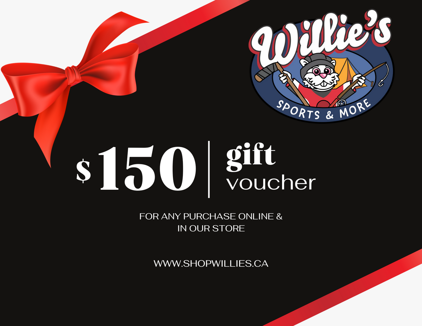 Willie's Sports and More Gift Card